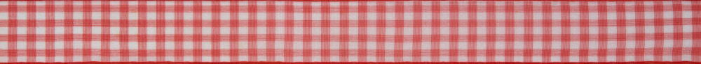 60209-25-15 - BERISFORD SHEER GINGHAM RED 25mm X 25 METRE REEL