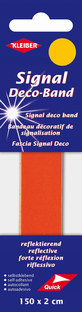 608-23 - KLEIBER STK ON REFLECT STRIP NEON RED (150 x 2cm)