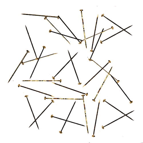 64331 - PINS LACE BRASS 26mm X 0.65mm NP X 150