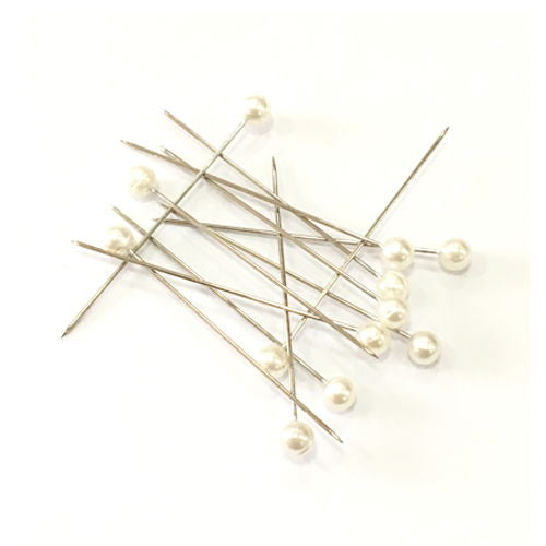 66815 - PEARL HEAD CRAFT PIN 31mm X 0.59mm NAT X 80PCS