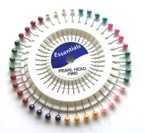 66821 - WCROFT PEARL HEAD ASSTD PINS 40/ROSE 40X0.58mm