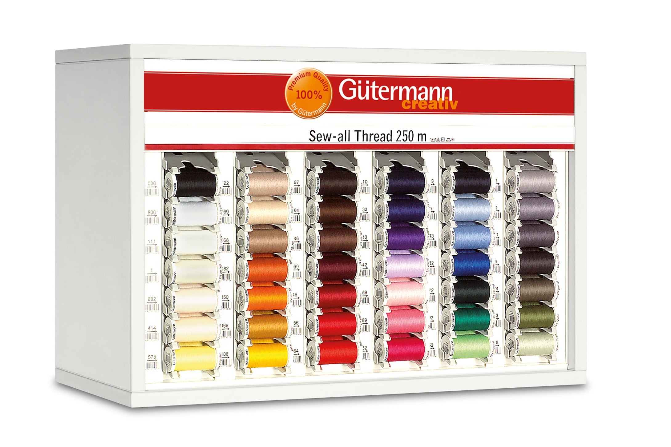 SVKA60-3 - GUTERMANN COUNTER/TOPBOX Sew all 250m -3 Reels each of 28 shades