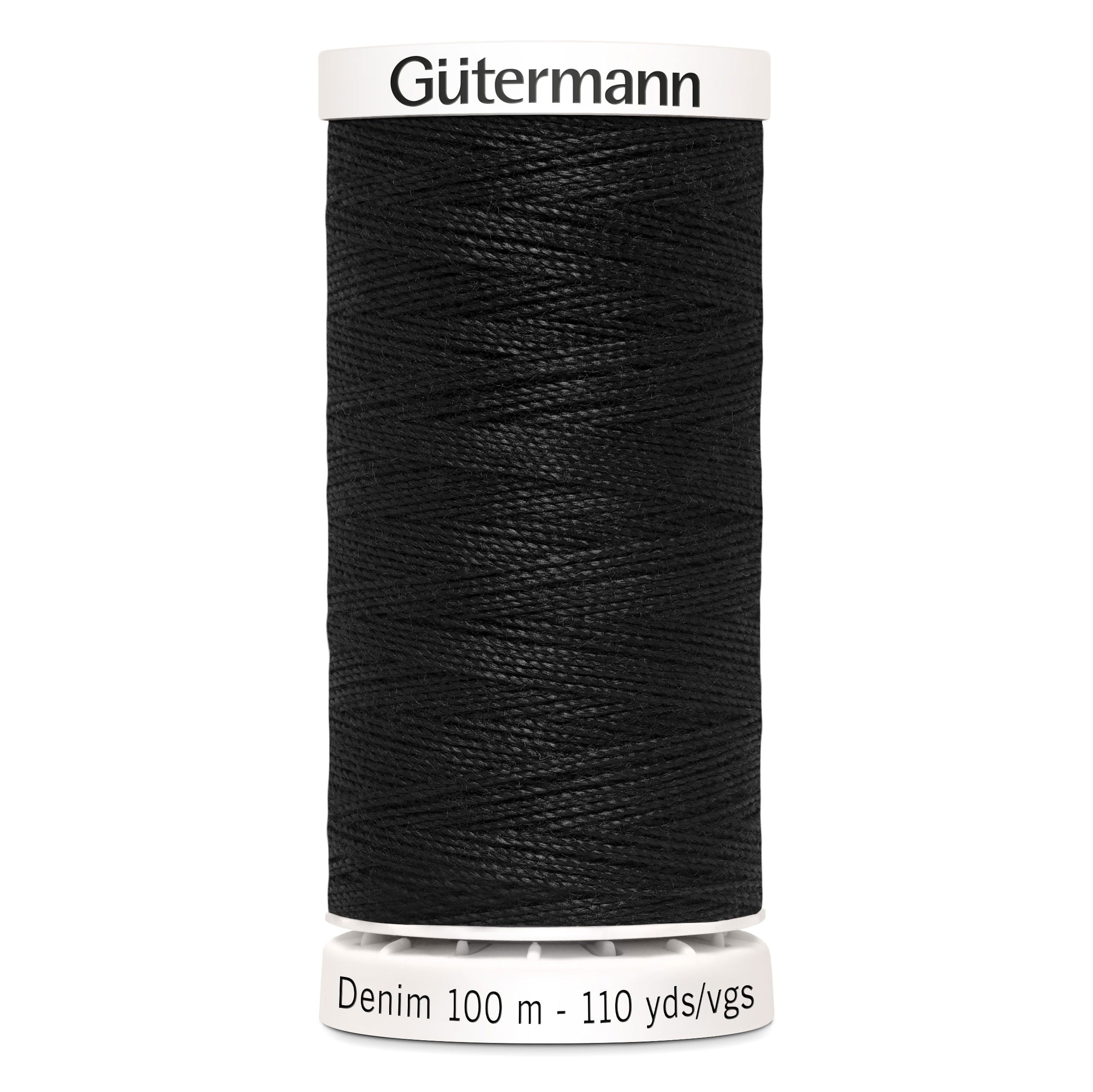 700160-1000 - GUTERMANN DENIM THREAD 100m 1000 BLACK