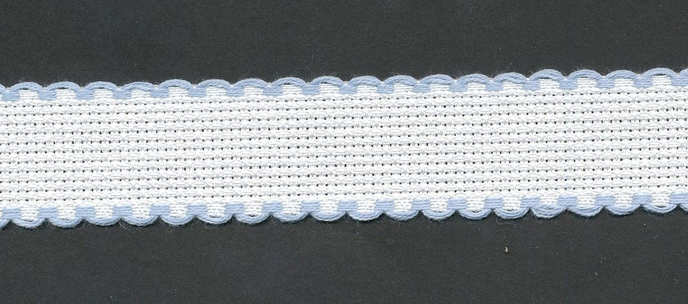 7002-151-10 - AIDA BAND 14CT 2.5CM COL 151 PALE BLUE EDGE