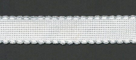 7002-171-10 - AIDA BAND 14CT 2.5CM COL 171 SILVER EDGE