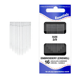 70031 - WHITECROFT SEW NEEDLE EMB/CREWEL SIZE  3/9  X 16