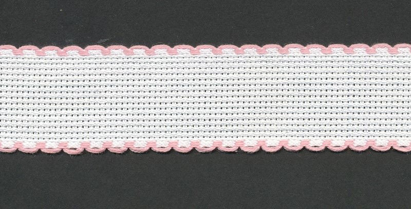 7003-14-10 - AIDA BAND 14CT 3CM COL 14 PINK EDGE
