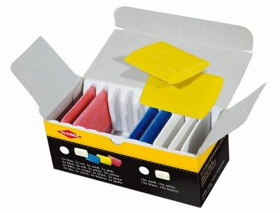 700-58 TAILORS CHALK ASSORTED COLOURS X10 (RED