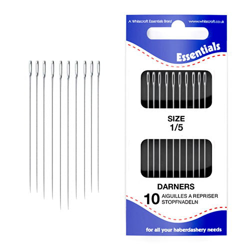 70101 - WHITECROFT  NEEDLES DARNERS SIZE 1/5  X 10