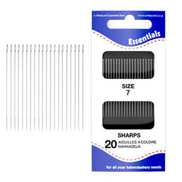 70131 - WHITECROFT SHARPS NEEDLE SIZE 7 X 20
