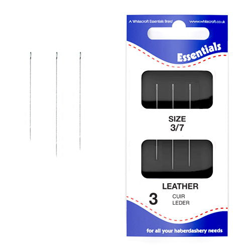 70221 - WHITECROFT NEEDLE LEATHER POINT SIZE 3/7   X  (3