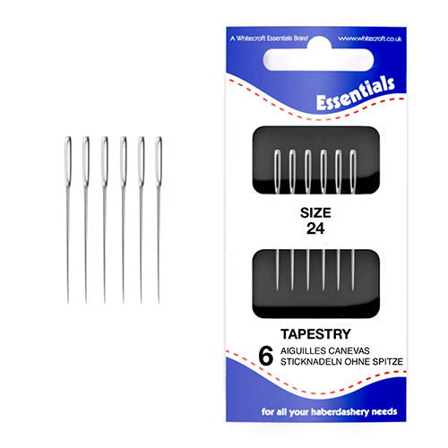 70261 - WHITECROFT NEEDLES - TAPESTRY SIZE 24 X 6 NEEDLES