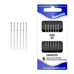 70261 - WHITECROFT NEEDLES - TAPESTRY SIZE 24 X 6 NEEDLES