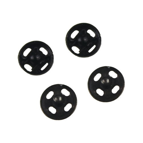 70611 - SNAP FASTENERS 000 (5mm) BLACK 10PCS