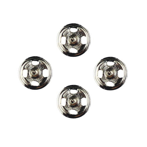 70621 - SNAP FASTENERS 00 (6mm) WHITE 10PCS