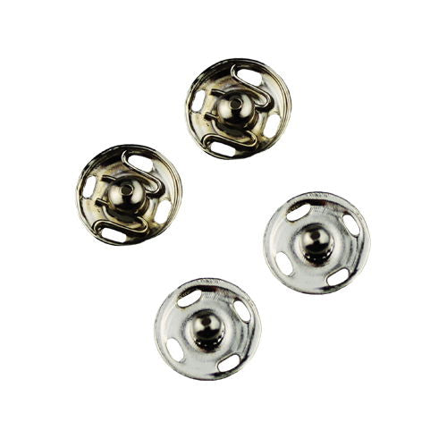 70661 - SNAP FASTENERS 1 (8mm) WHITE 10PCS