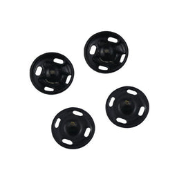 70691 - SNAP FASTENERS 2 (10mm) BLACK 10PCS