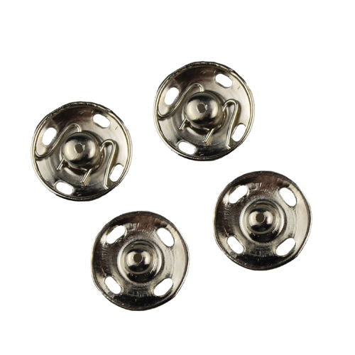 70741 - SNAP FASTENERS 7 (15mm) WHITE 3PCS