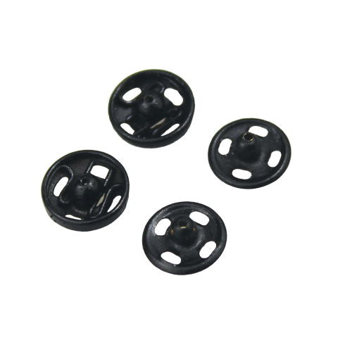 70791 - SNAP FASTENERS ASSORTED BLACK 10PCS