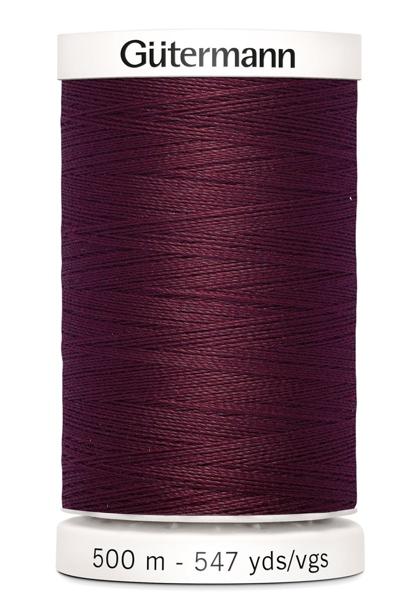 709239-369 - GUTERMANN SEW ALL THREAD 500m 369 DARK BURGUNDY