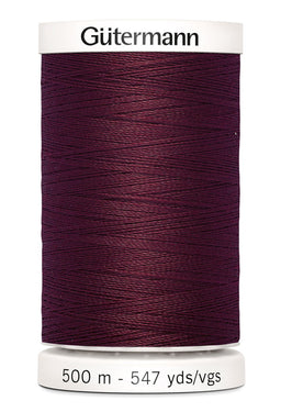 709239-369 - GUTERMANN SEW ALL THREAD 500m 369 DARK BURGUNDY