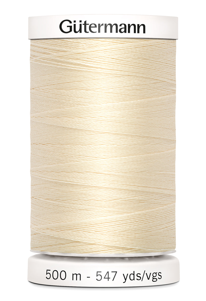 709239-414 - GUTERMANN SEW ALL THREAD 500m 414 CREAM