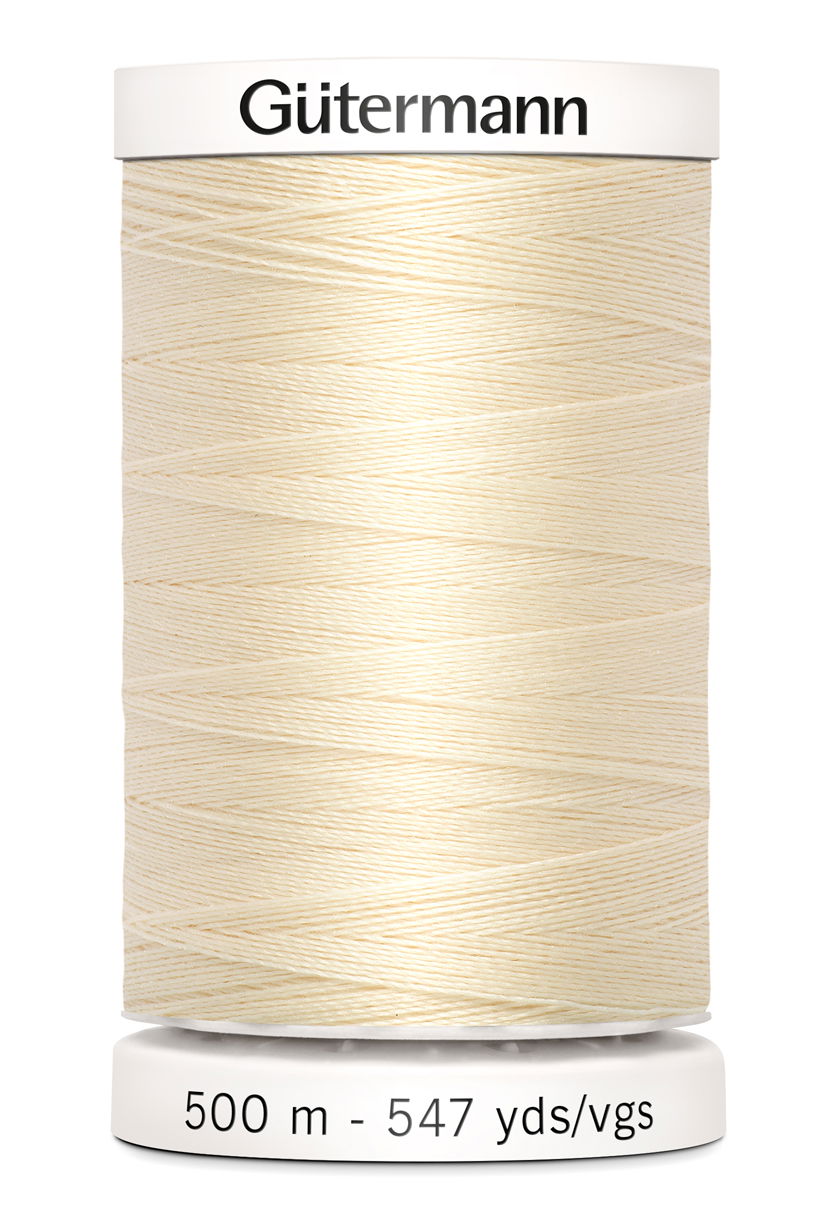 709239-414 - GUTERMANN SEW ALL THREAD 500m 414 CREAM