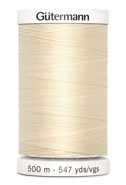 709239-414 - GUTERMANN SEW ALL THREAD 500m 414 CREAM