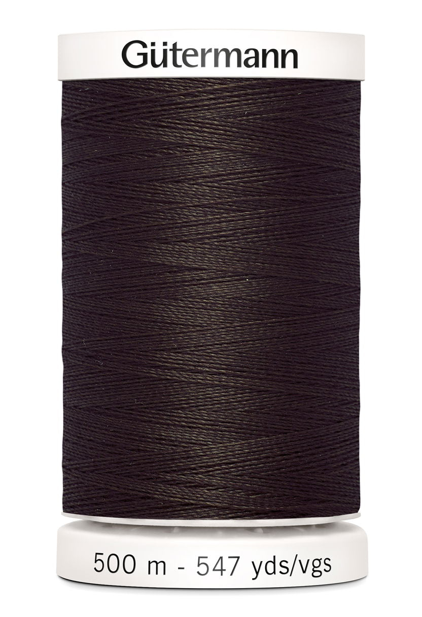 709239-696 - GUTERMANN SEW ALL THREAD 500m 696 DARK BROWN