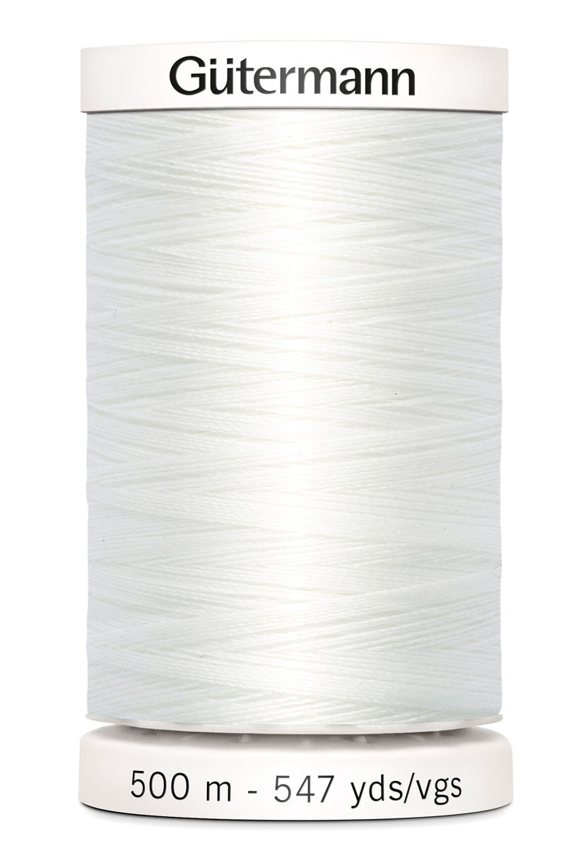 709239-800 - GUTERMANN SEW ALL THREAD 500m 800 WHITE
