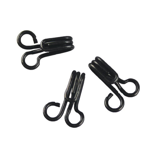 70951 - BRASS HOOK & EYE SIZE 2 BLACK 24PCS