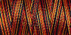 709700-2245  GUTERMANN SULKY RAYON 40 (DEKOR) 200M 2245 OLD GOLD/BLACK & RED MIX