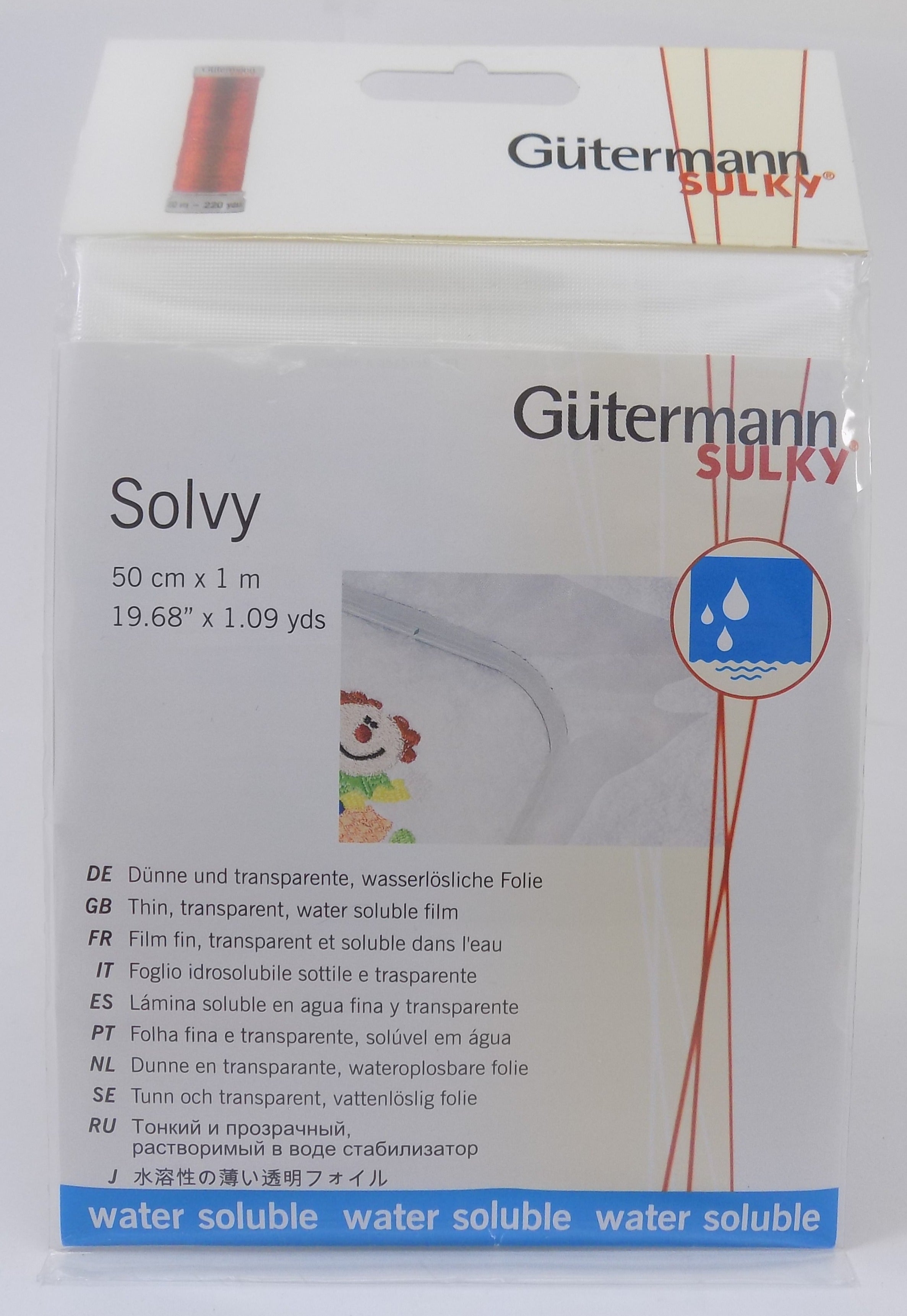 710130  **GUTERMANN SULKY SOLVY 50CM X 1M **1pc**