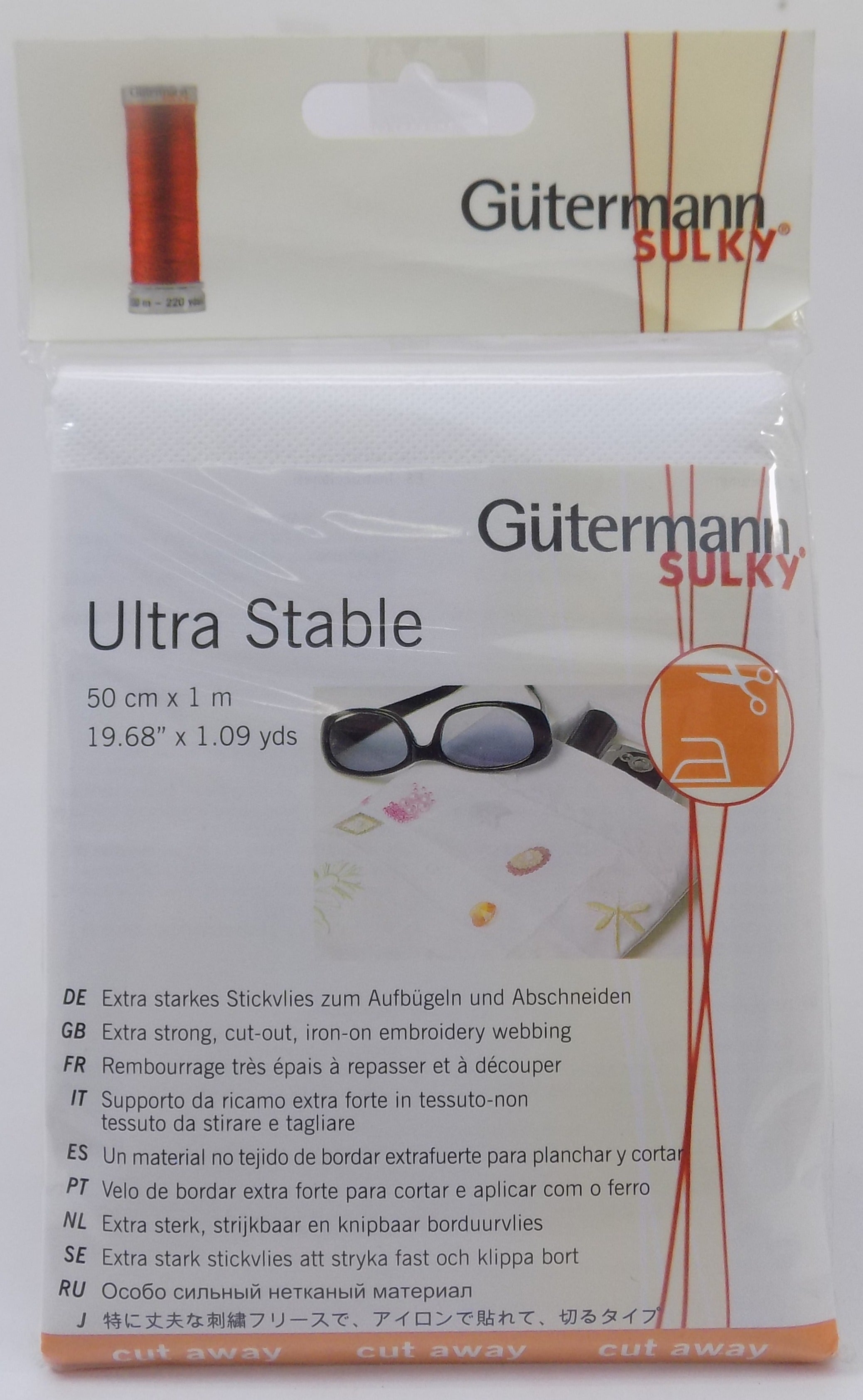 710440W  **SULKY ULTRA STABLE 50CM X 1M WHITE **1pc**