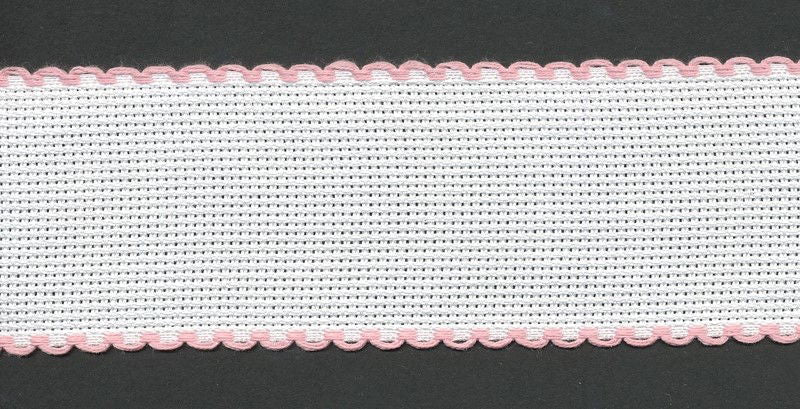 7107-14-10 - AIDA BAND 14CT 5CM COL 14 PINK EDGE