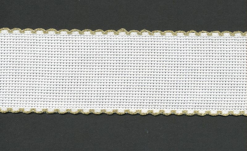 7107-181-10 - AIDA BAND 14CT 5CM COL 181 GOLD EDGE