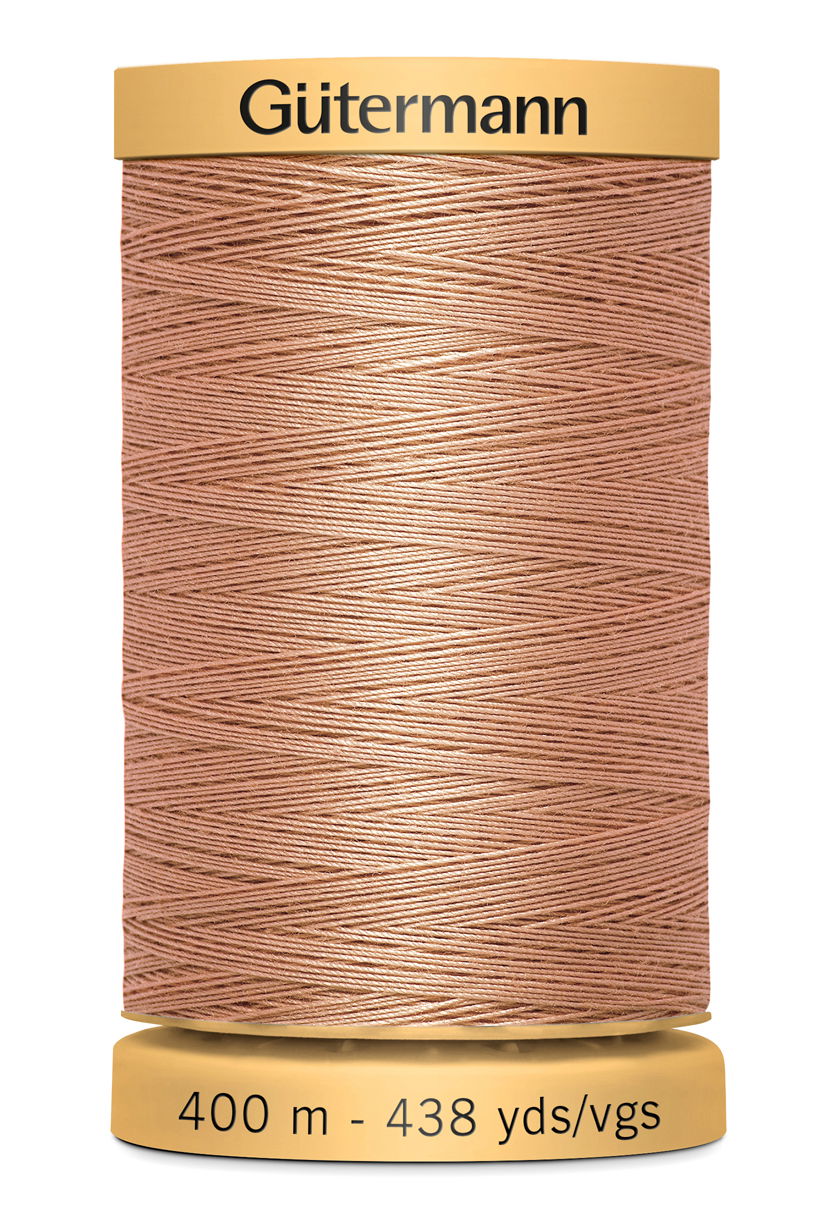 714330-2336 - GUTERMANN NATURAL COTTON THREAD 400m 2336 FLESH PINK