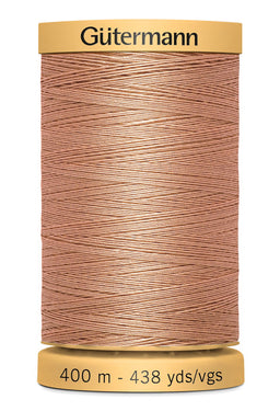 714330-2336 - GUTERMANN NATURAL COTTON THREAD 400m 2336 FLESH PINK