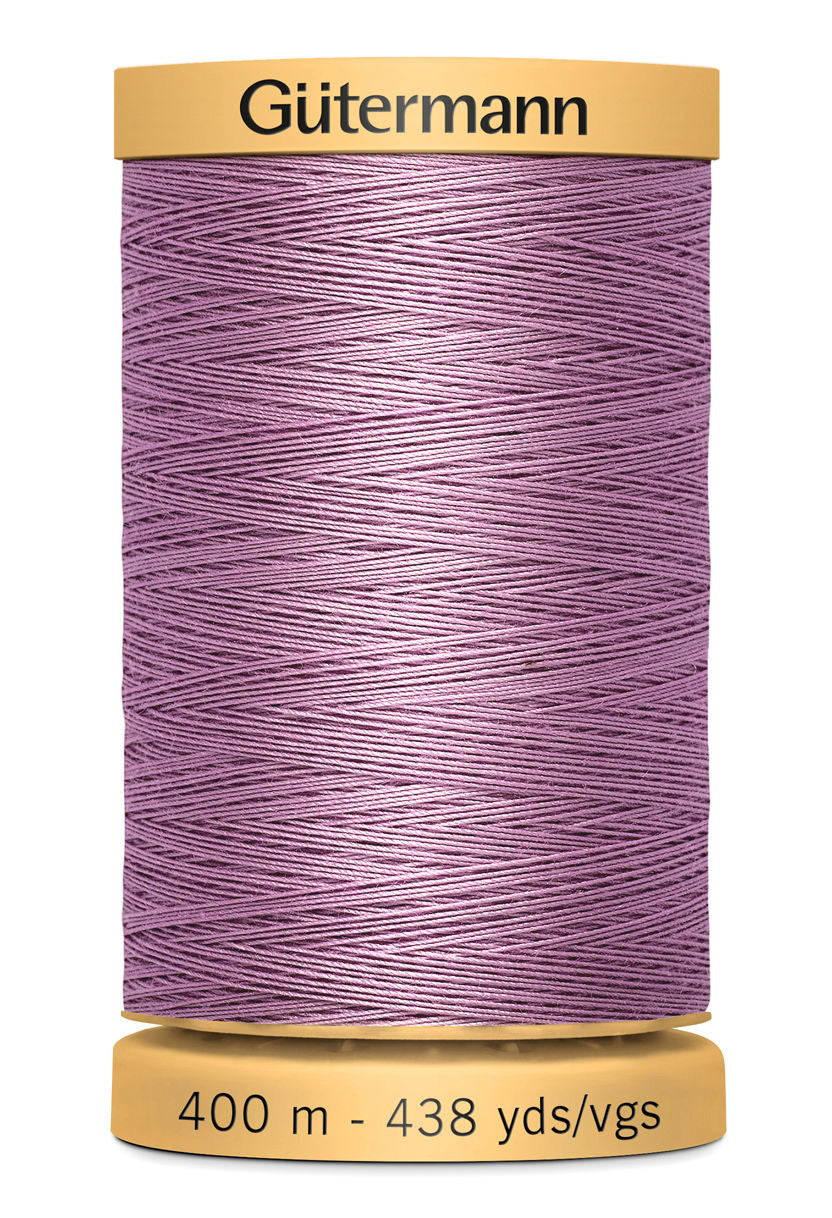 714330-3526 - GUTERMANN NATURAL COTTON THREAD 400m 3526 DARK WILD ROSE