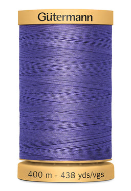 714330-4434 - GUTERMANN NATURAL COTTON THREAD 400m 4434  PURPLE