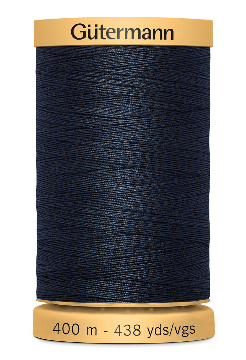 714330-5412 - GUTERMANN NATURAL COTTON THREAD 400m 5412  DARK NAVY