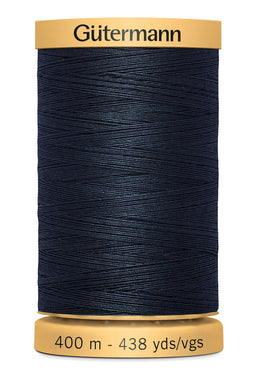 714330-5412 - GUTERMANN NATURAL COTTON THREAD 400m 5412  DARK NAVY