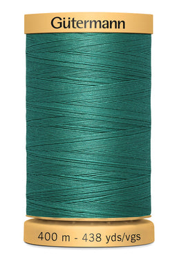 714330-8244 - GUTERMANN NATURAL COTTON THREAD 400m 8244 GREEN
