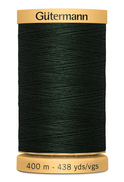 714330-8812 - GUTERMANN NATURAL COTTON THREAD 400m 8812 DARK GREEN