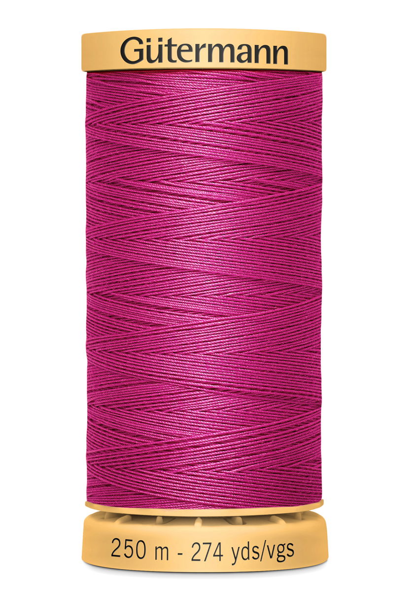 715271-2955 - GUTERMANN NATURAL COTTON THREAD 250m 2955 GARDEN ROSE