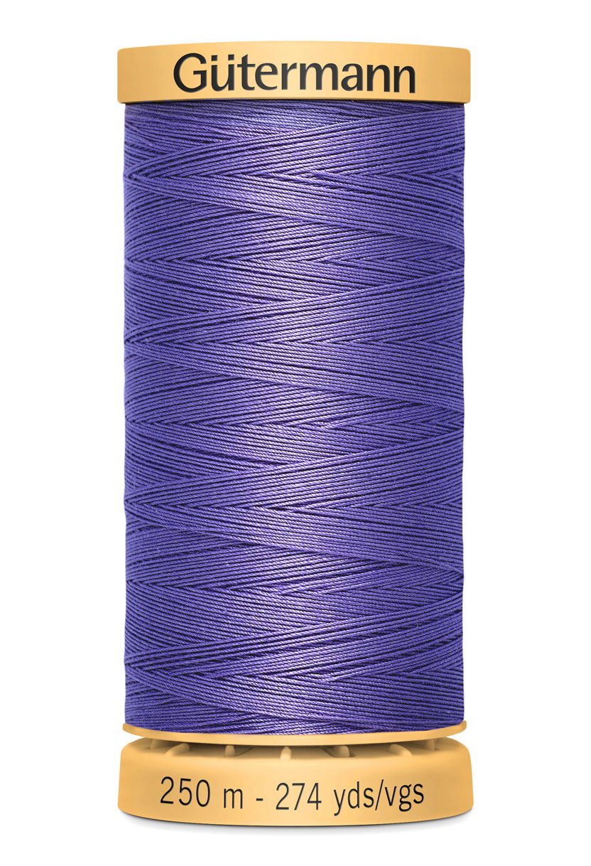715271-4434 - GUTERMANN NATURAL COTTON THREAD 250m 4434  PURPLE