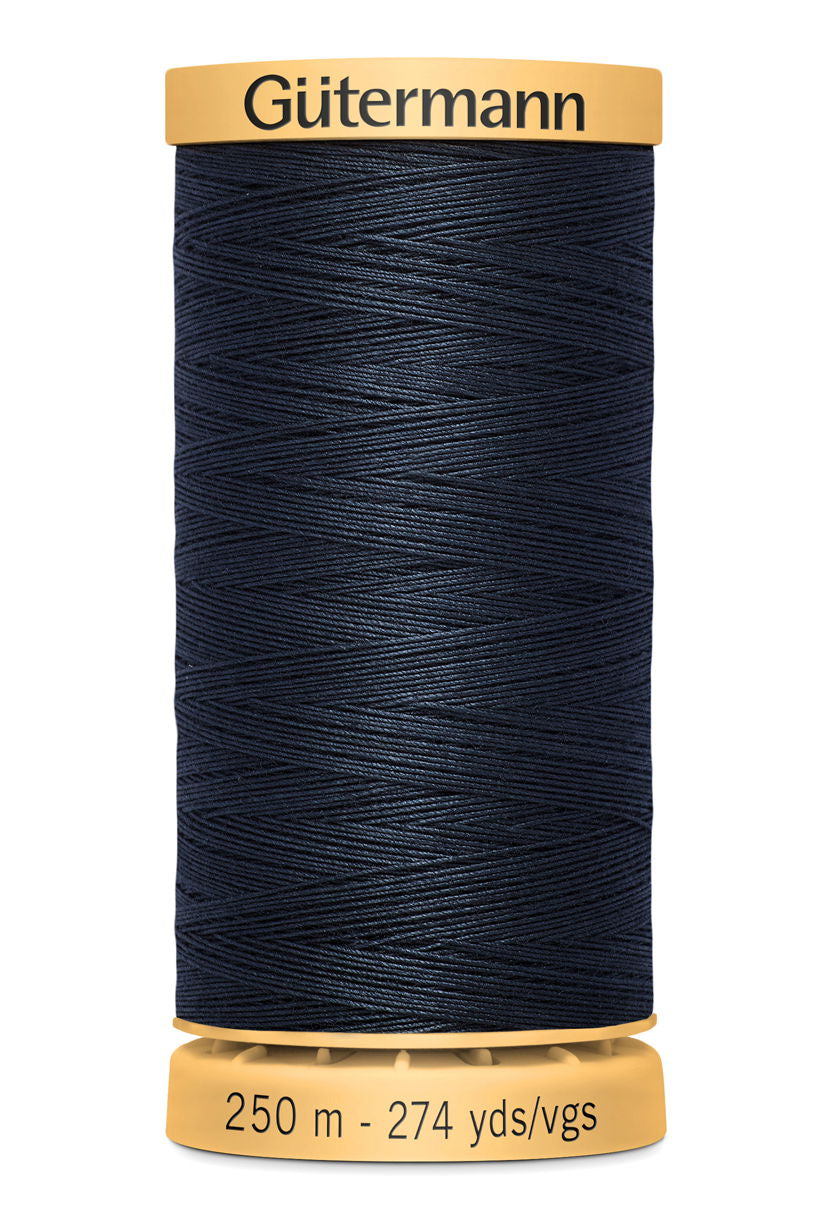 715271-5412 - GUTERMANN NATURAL COTTON THREAD 250m 5412  DARK NAVY