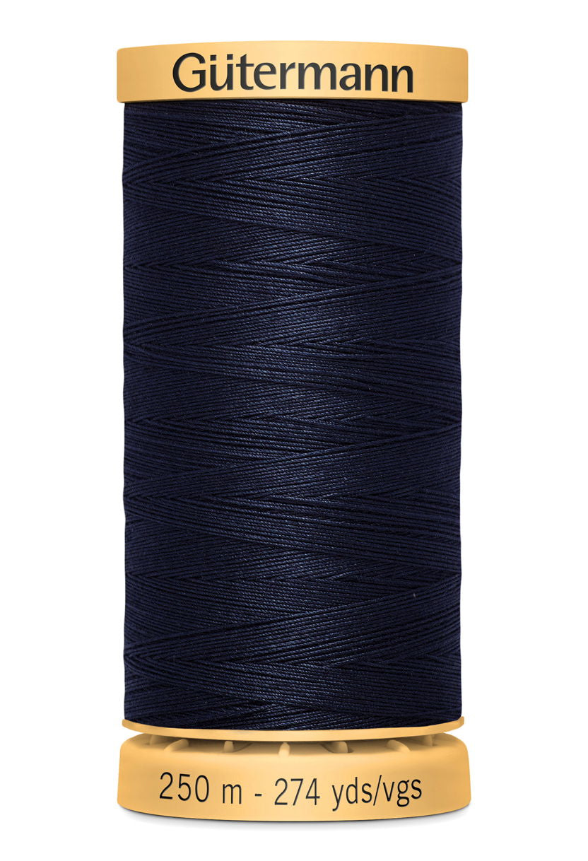 715271-6210 - GUTERMANN NATURAL COTTON THREAD 250m 6210 MIDNIGHT