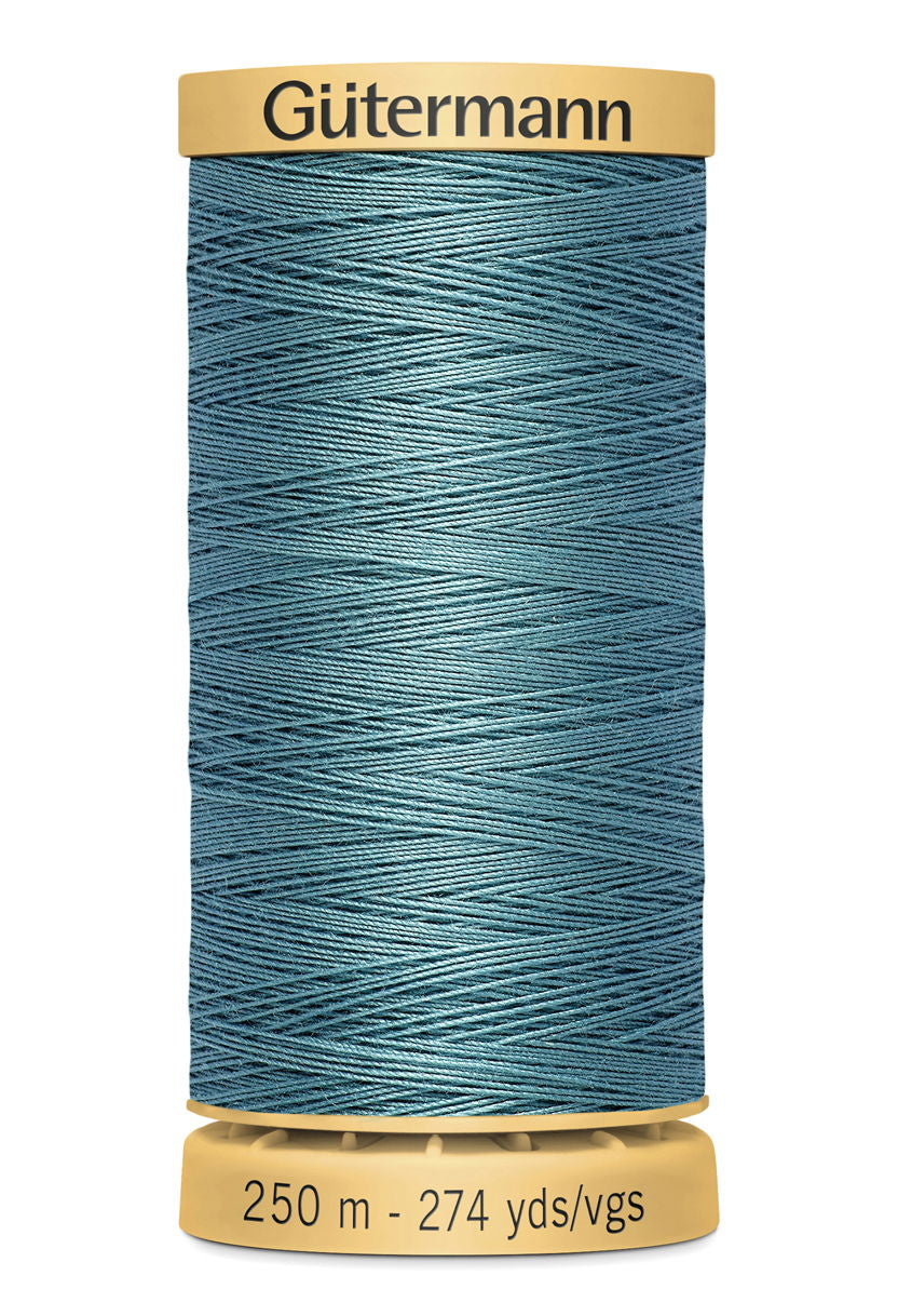 715271-7325 - GUTERMANN NATURAL COTTON THREAD 250m 7325 PETROL