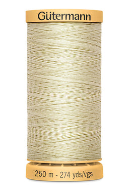 715271-828 - GUTERMANN NATURAL COTTON THREAD 250m 828 CREAM
